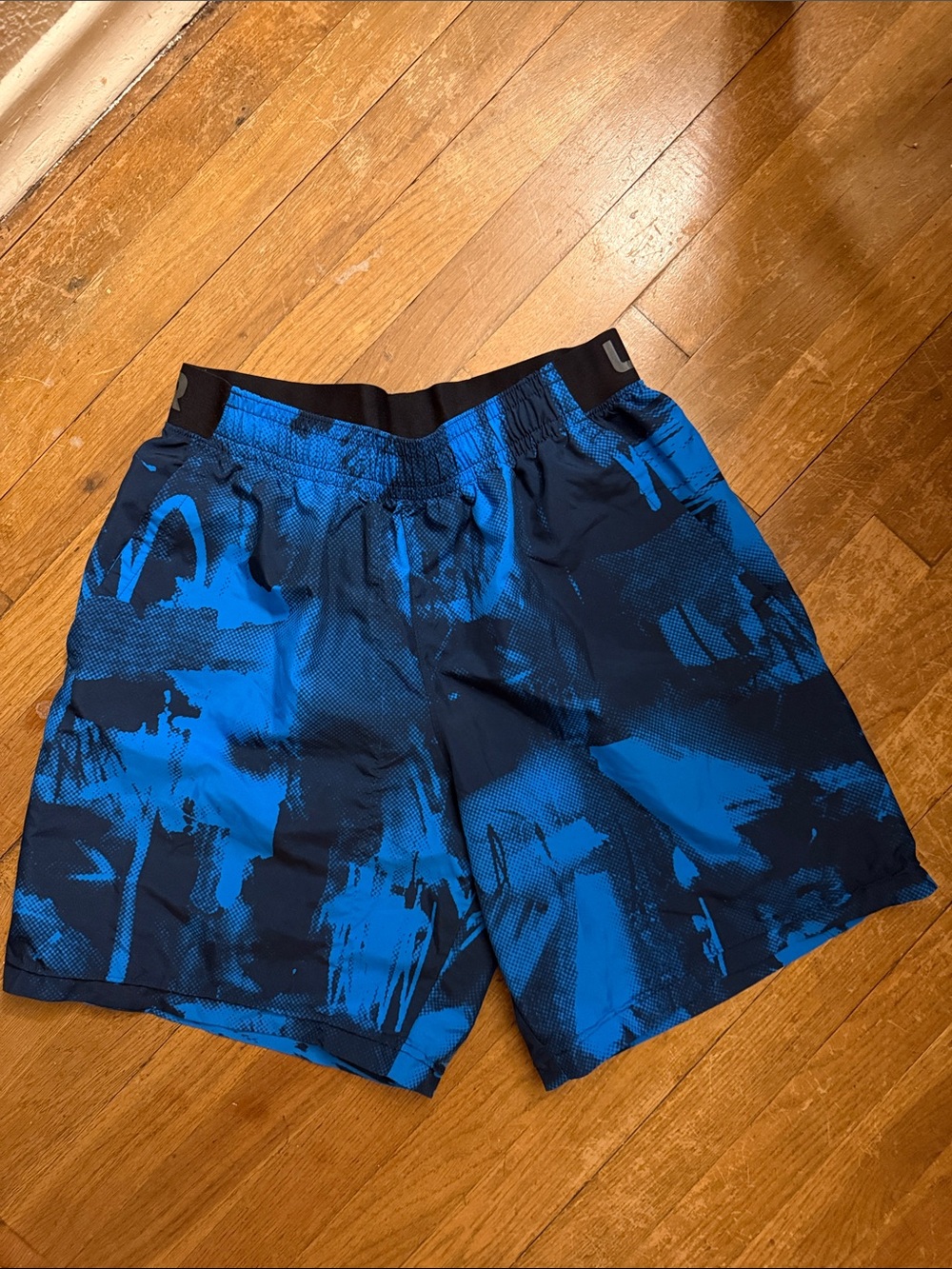 Under Armour Blue and Black Performance Shorts
